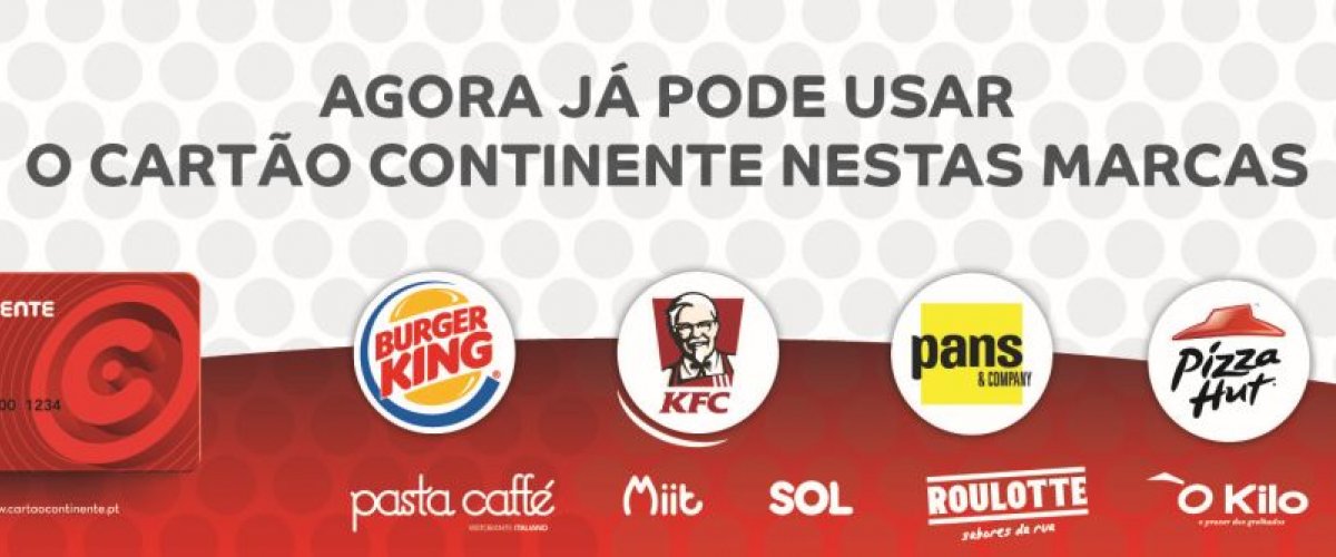 Cartão Continente Chega Aos Restaurantes