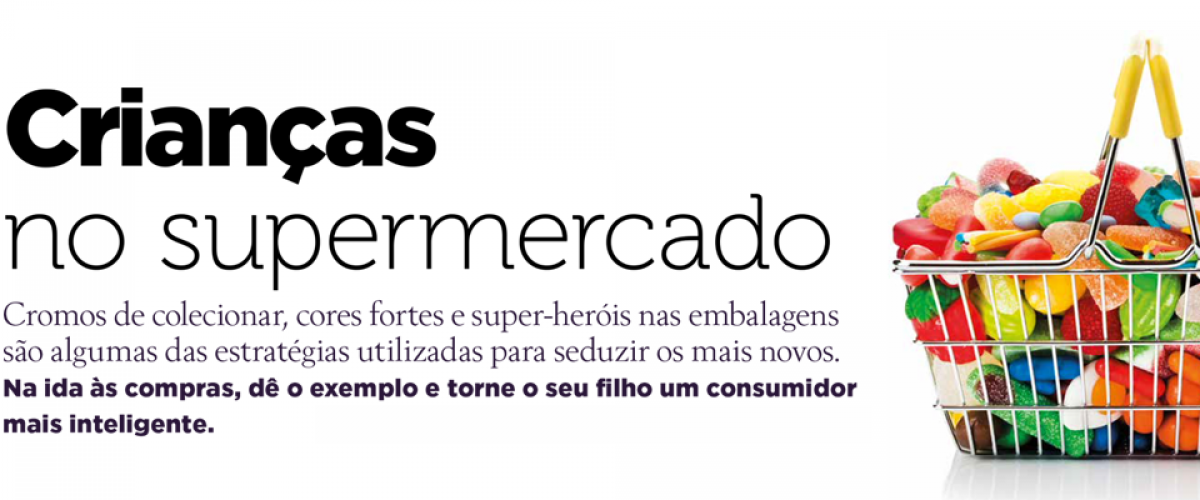 Crianças no supermercado