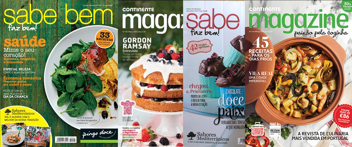 A aposta em revistas gastronómicas